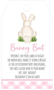Easter Tag Bunny Bait Pink: Easter Tag Bunny Bait Pink