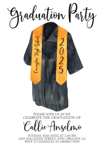 Graduation Party Gown design preview