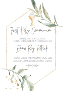 Communion Greenery Gold Frame Chalice: Communion Greenery Gold Frame Chalice