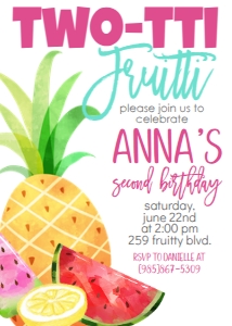 Birthday Pineapple Two-Tti Frutti: Birthday Pineapple Two-Tti Frutti