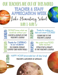School Teacher Appreciation Week World: School Teacher Appreciation Week World