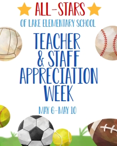 School Teacher Appreciation Week All-Star Sign 8x10 design preview