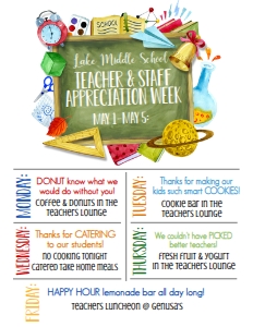 School Teacher Appreciation Week Chalkboard: School Teacher Appreciation Week Chalkboard