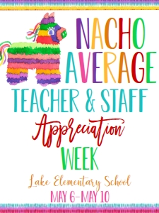 School Teacher Appreciation Fiesta Sign 18x24: School Teacher Appreciation Fiesta