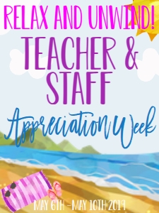 School Teacher Appreciation Beach Sign 18x24: School Teacher Appreciation Week Beach