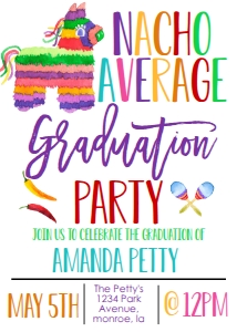 Graduation Party Fiesta design preview