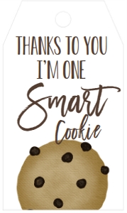 Teacher Cookie Favor Tag design preview