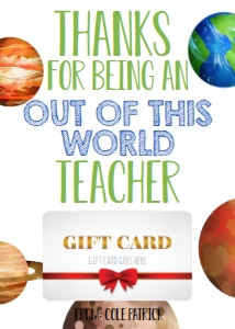 Teacher World Gift Card Holder: Teacher World Gift Card Holder