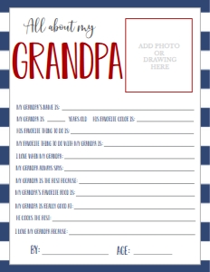 Father's Day Navy About My Grandpa: Father's Day Navy About My Daddy