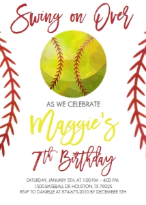 Birthday Softball: Birthday Softball