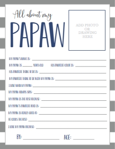 Father's Day Grey About My Papaw: Father's Day Grey About My Daddy