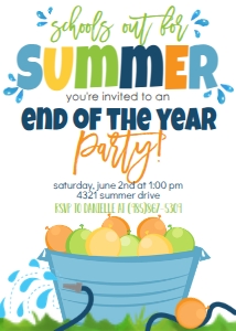 School End of Year Water Balloon Party: School End of Year Water Balloon Party