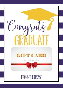 Graduation Gift Card Holder Cap Purple Gold design preview