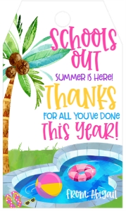 School Summer Tag Pool Palm: School Summer Tag Pool Palm
