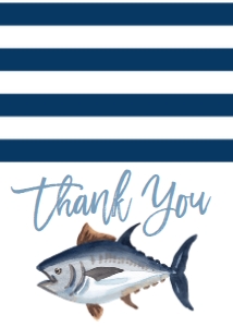 Birthday Fish Take the Bait Thank You: Birthday Fish Take the Bait