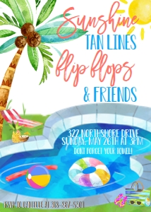 Adult Pool Party Sunshine Tan Lines 2 design preview