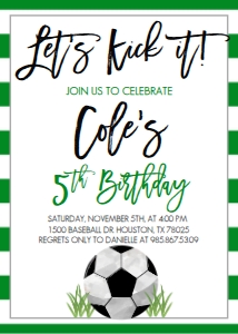 Birthday Soccer: Birthday Soccer