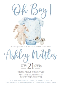 Baby Shower Baby Boy Onesie: Baby Shower Baby Boy Onesie