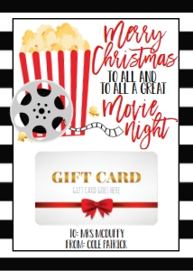 School Christmas Movie Gift Card: School Christmas Movie Gift Card