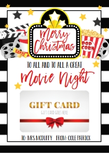School Christmas Movie Gift Card 2: School Christmas Movie Gift Card 2