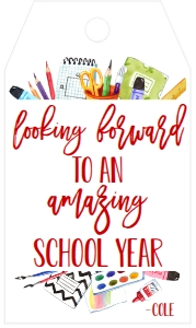 Back to School Tag Amazing Year design preview