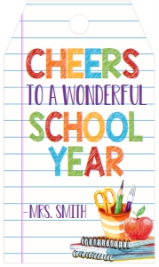 Back to School Tag Cheers Paper: Back to School Tag Cheers Paper