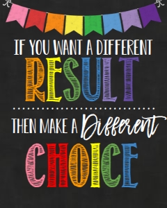 School Classroom Sign Different Choice Result: School Classroom Sign Different Choice Result