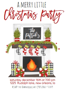Christmas Party Mantle: Christmas Party Mantle