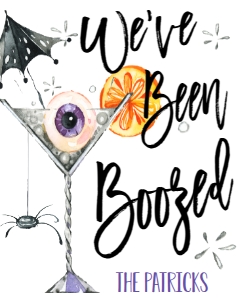 Halloween Drink You've Been Boozed Sign: Halloween Drink You've Been Boozed Sign