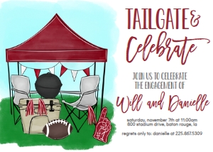 Football Tailgate and Celebrate Maroon: Football Tailgate and Celebrate Purple and Gold