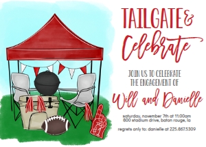 Football Tailgate and Celebrate Red: Football Tailgate and Celebrate Purple and Gold