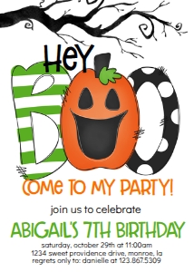 Halloween Hey Boo Birthday 2: Halloween Hey Boo Birthday 2