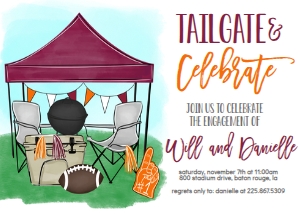 Football Tailgate and Celebrate Maroon Orange: Football Tailgate and Celebrate Purple and Gold