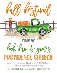 Green Truck Pumpkin Fall Festival Poster: Green Truck Pumpkin Fall Festival