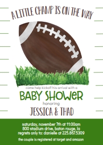 Baby Shower Football: Baby Shower Football