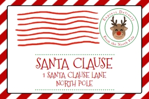 Christmas Deer Stamp design preview
