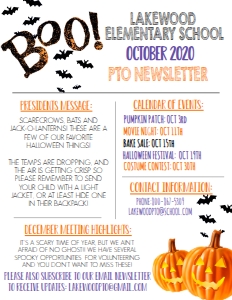 School Teacher PTO Newsletter 3 Halloween: School Teacher PTO Newsletter Halloween