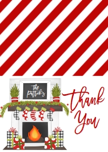 Christmas Mantle Thank You: Christmas Party Mantle