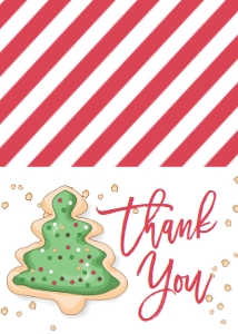 Christmas Cookie Exchange Oh Snap Thank You: Christmas Bake Sale Invitation