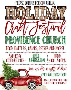 Holiday Festival Red Truck Tree Rustic Invite 11x14: Holiday Festival Red Truck Tree Rustic Invite 5x7