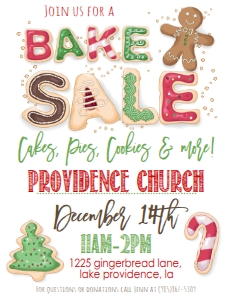 Christmas Bake Sale Invitation 8.5x11: Christmas Bake Sale Invitation