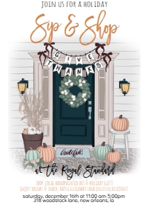Thanksgiving Fall Door Sip and Shop Invitation: Thanksgiving Fall Door Sip and Shop Invitation
