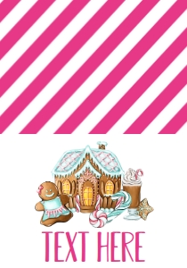 Christmas Cookies Cocoa Gingerbread Girl Food Tent: Christmas Birthday Cookies Cocoa Gingerbread girl