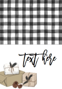 Christmas Bridal Shower Fireplace Food Tent: Christmas Favorite Things Fireplace