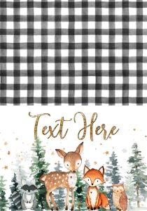 Baby Shower Woodland Winter Trees Food Tent: Baby Shower Woodland Winter Trees