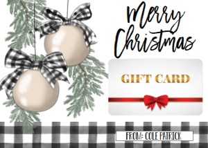 Christmas Gift Card Ornament Buffalo: Christmas Gift Card Ornament Buffalo