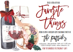 Christmas Party Wine Cheese Favorite Things: Christmas Party Wine Cheese Favorite Things