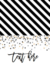 NYE White Confetti Food Tent: Graduation Grad Party Confetti