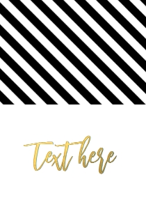 NYE Stripe Food Tent: NYE Drink If Game Diagonal Stripe