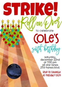 Christmas Birthday Bowling: Christmas Birthday Bowling